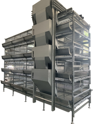 2024 H Type 4-tier Hot Dip Galvanized Automatic Layer Chicken Cage In Poultry Equipment