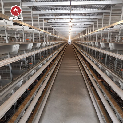 2024 Galvanized Poultry Cage For Layer Chickens Equipment Automated Chicken Layer Farming Cage