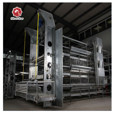 Galvanized A Type 4 Tier H Type 4 Tier Large Layer Chicken Cages For Chicken Cage
