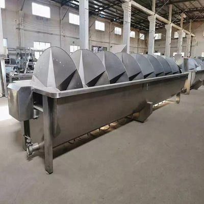 6m Poultry Farming Equipment The Beheaded Chicken Feet Cooling Machine