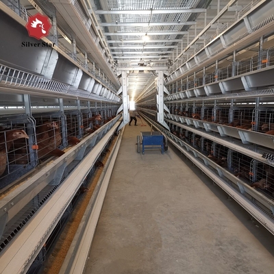 H Frame Battery Type Breeding Cages Modern Layer Farming Equipment