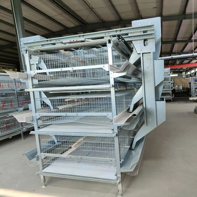 Galvanized Steel Poultry Battery Chicken Cages 3 Tier Egg Layer Cage A4L-160