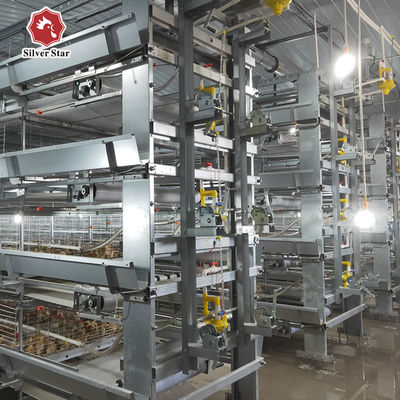 Q235 Battery Cages Laying Hens Chicken Farming Materials A Type